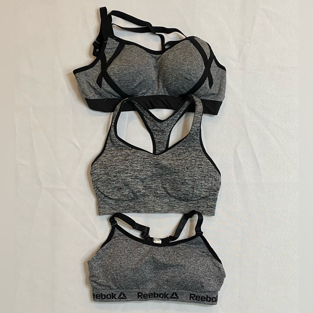 Set of 3 sports bras, size medium